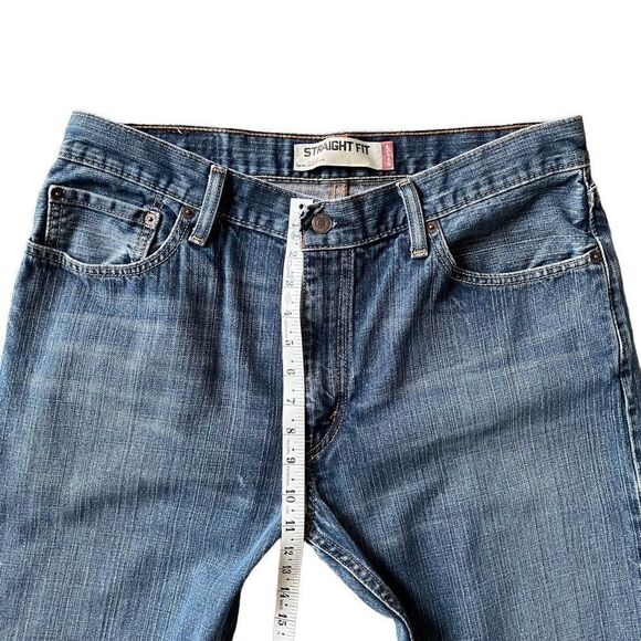 Levi’s 505 Vintage Straight Fit Straight Leg Denim Men’s Jeans Size 34x30 - Picture 7 of 10